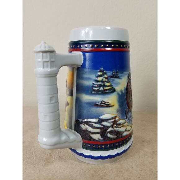 Budweiser Beer Stein Mug Guiding the Way Home 2002 Handcrafted Brazil Ceramarte - Picture 9 of 12